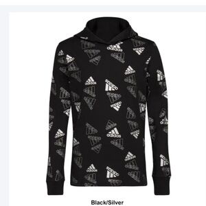 Adidas Boys (XL 18-20) Tumbling Long Sleeve
Hooded Tee, T-shirt  hoodie